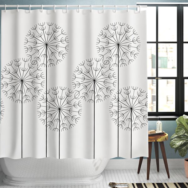 Wrought Studio Kass Modern Hand Drawn Digital Flower Dandelions